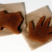 Cinnamon Hand Print Ornaments
